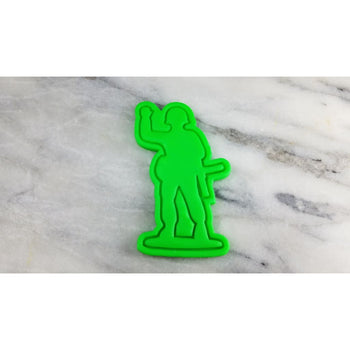 Army Man Soldier Cookie Cutter  Stamp & Outline #3