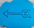 Arrow #2 Cookie Cutter Outline - Letters/ Numbers/ Shapes