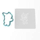 Astronaut Cookie Cutter | Stamp | Stencil #1