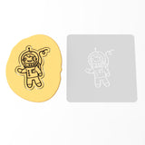 Astronaut Cookie Cutter | Stamp | Stencil #1