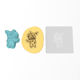 Astronaut Cookie Cutter | Stamp | Stencil #1