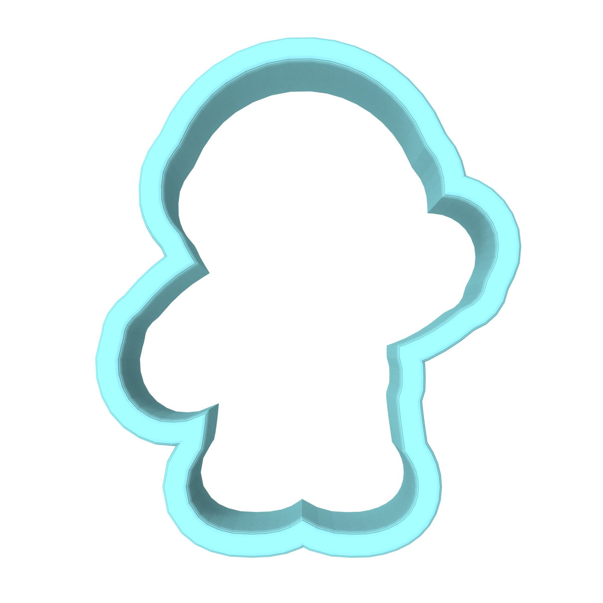 Astronaut Cookie Cutter | Stamp | Stencil #2 Wedding / Baby / V Day Cookie Cutter Lady MINI - 2 Inches (5cm) Cookie Cutter ONLY (Outline) 