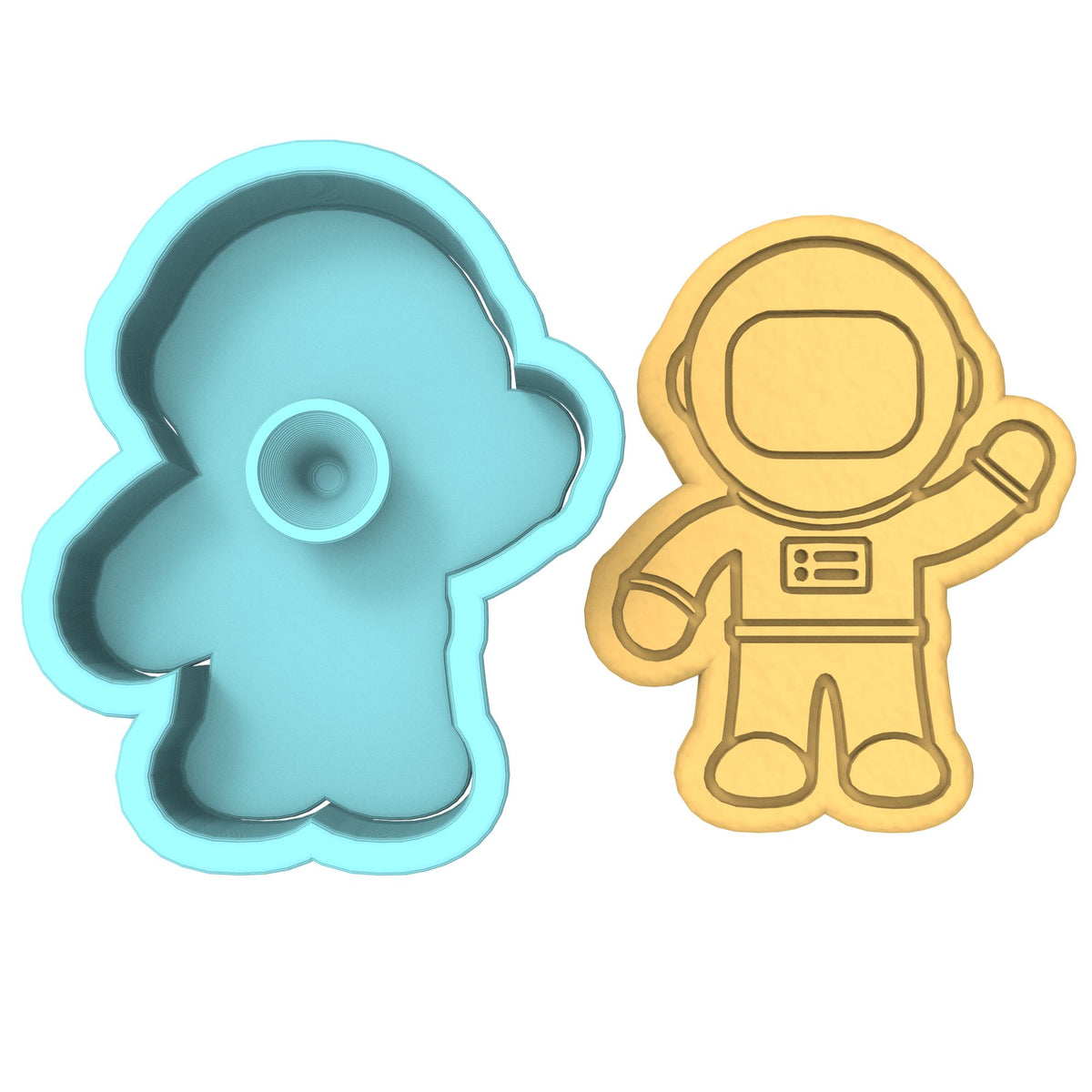 Astronaut Cookie Cutter | Stamp | Stencil #2 Wedding / Baby / V Day Cookie Cutter Lady 