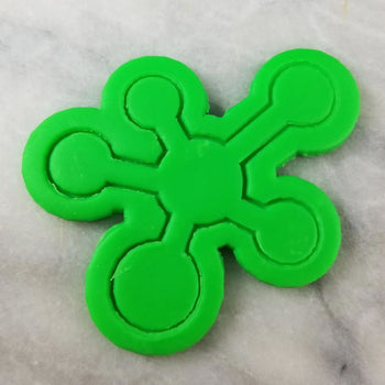 Atom Cookie Cutter Stamp & Outline #2