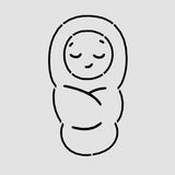 Baby Bundled Cookie Cutter | Stamp | Stencil #1