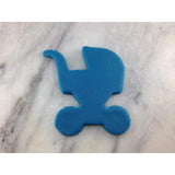 Baby Carriage Cookie Cutter Outline #2 - Wedding / Baby / V Day