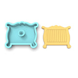 Baby Crib Cookie Cutter | Stamp | Stencil #1