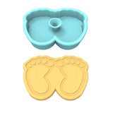 Baby Feet Cookie Cutter | Stamp | Stencil #1