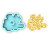 Baby in Bloom Cookie Cutter | Stamp | Stencil #1