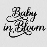 Baby in Bloom Cookie Cutter | Stamp | Stencil #1