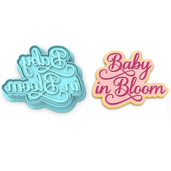 Baby in Bloom Cookie Cutter | Stamp | Stencil #1