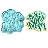 Baby in Bloom Cookie Cutter | Stamp | Stencil #2