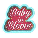 Baby in Bloom Cookie Cutter | Stamp | Stencil #3 Wedding / Baby / V Day Cookie Cutter Lady 