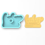 Baby in Progress Cookie Cutter | Stamp | Stencil #1