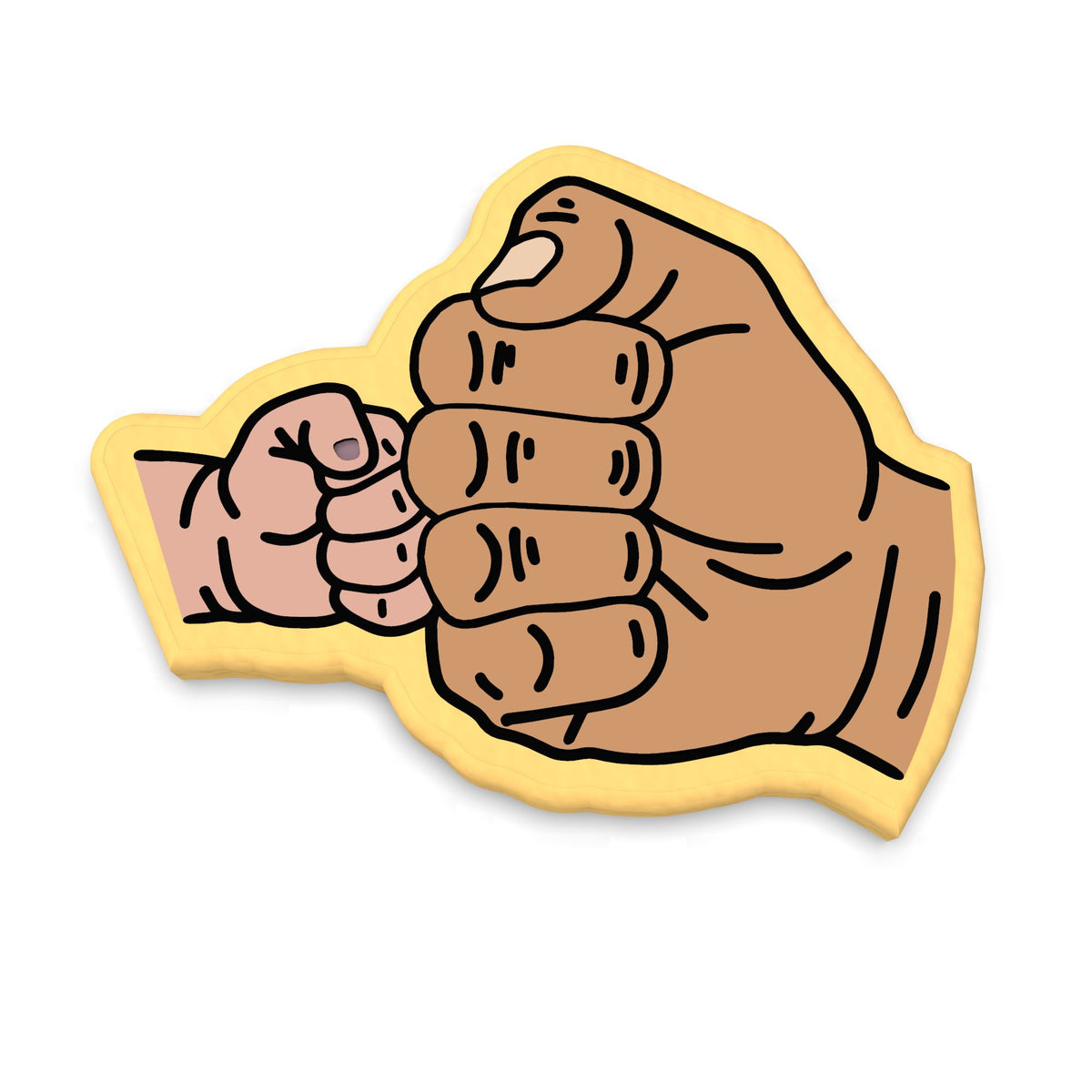 Baby Knucks Cookie Cutter | Stamp | Stencil #1