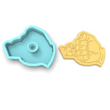 Baby Knucks Cookie Cutter | Stamp | Stencil #1