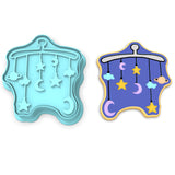 Baby Mobile Cookie Cutter | Stamp | Stencil #1