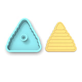 Baby Toy Stacked Rings Cookie Cutter | Stamp | Stencil #1