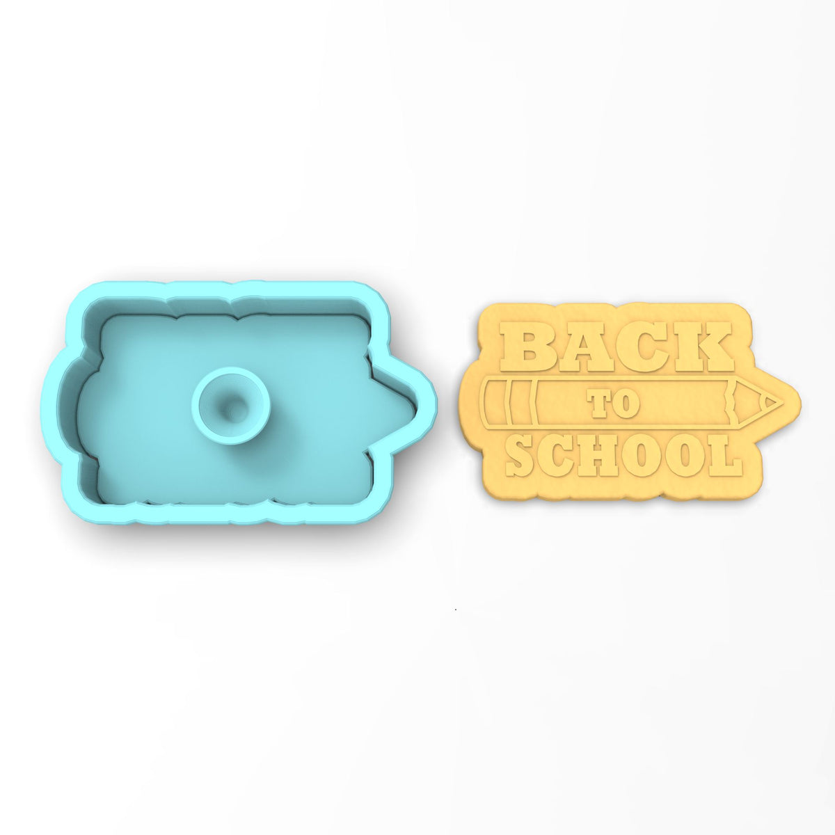 Back to School Cookie Cutter | Stamp | Stencil #1