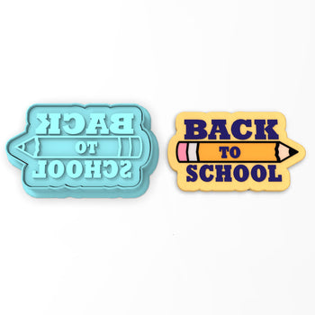 Back to School Cookie Cutter | Stamp | Stencil #1