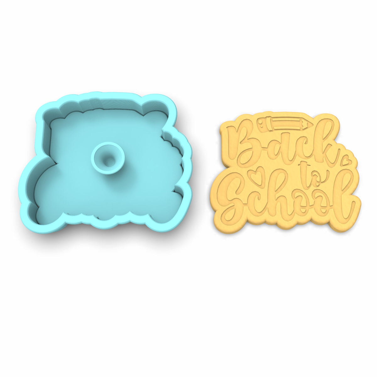 Back to School Cookie Cutter | Stamp | Stencil #3