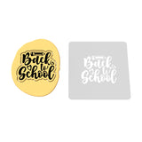 Back to School Cookie Cutter | Stamp | Stencil #3