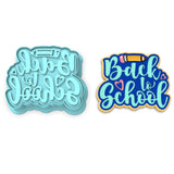 Back to School Cookie Cutter | Stamp | Stencil #3