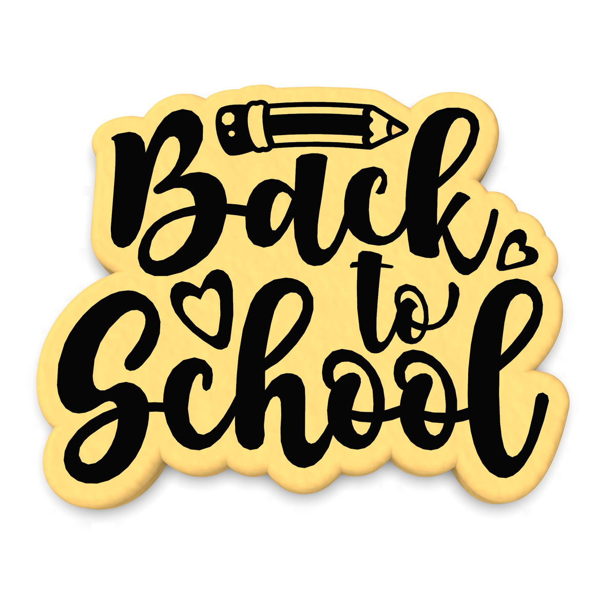 Back to School Cookie Cutter | Stamp | Stencil #3