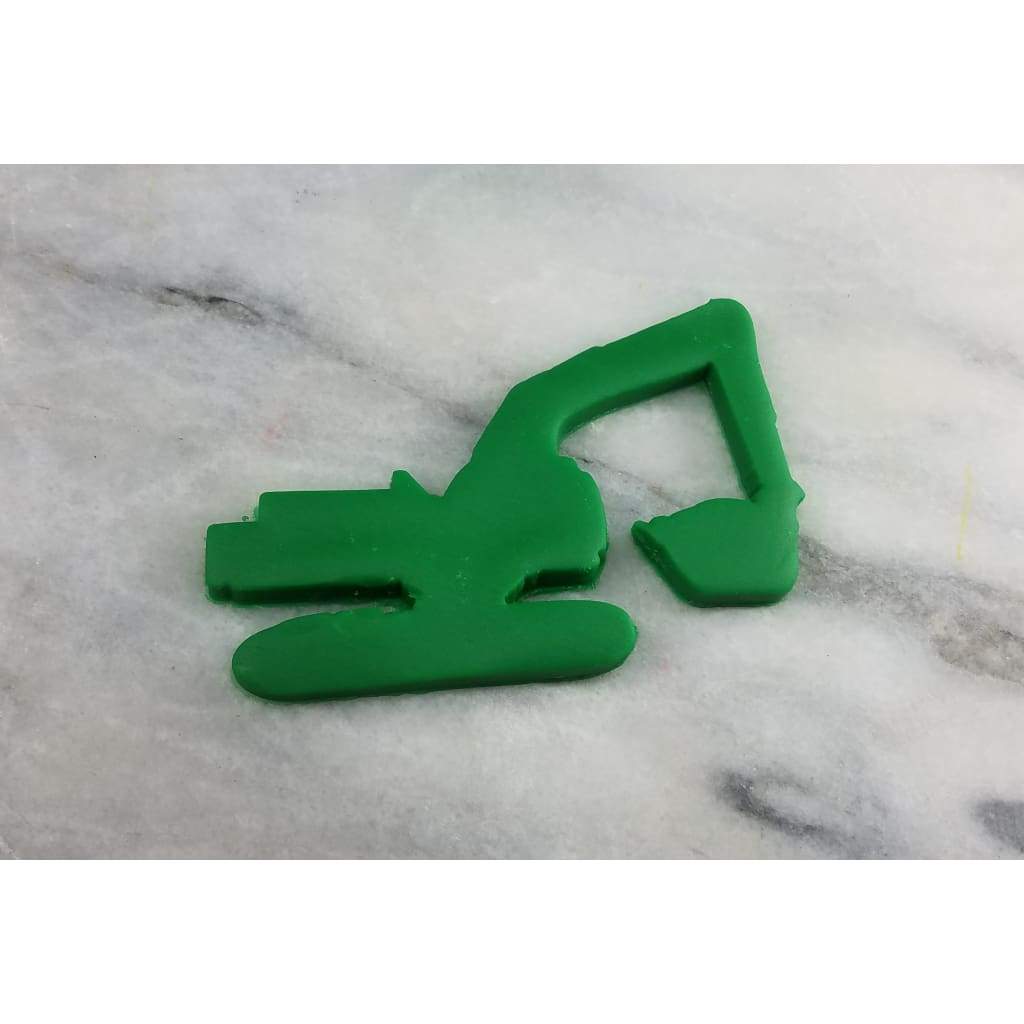 Backhoe Tractor Cookie Cutter Outline - Comic Book / Vehicles