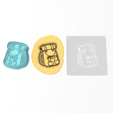 Backpack Cookie Cutter | Stamp | Stencil #1