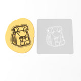Backpack Cookie Cutter | Stamp | Stencil #1