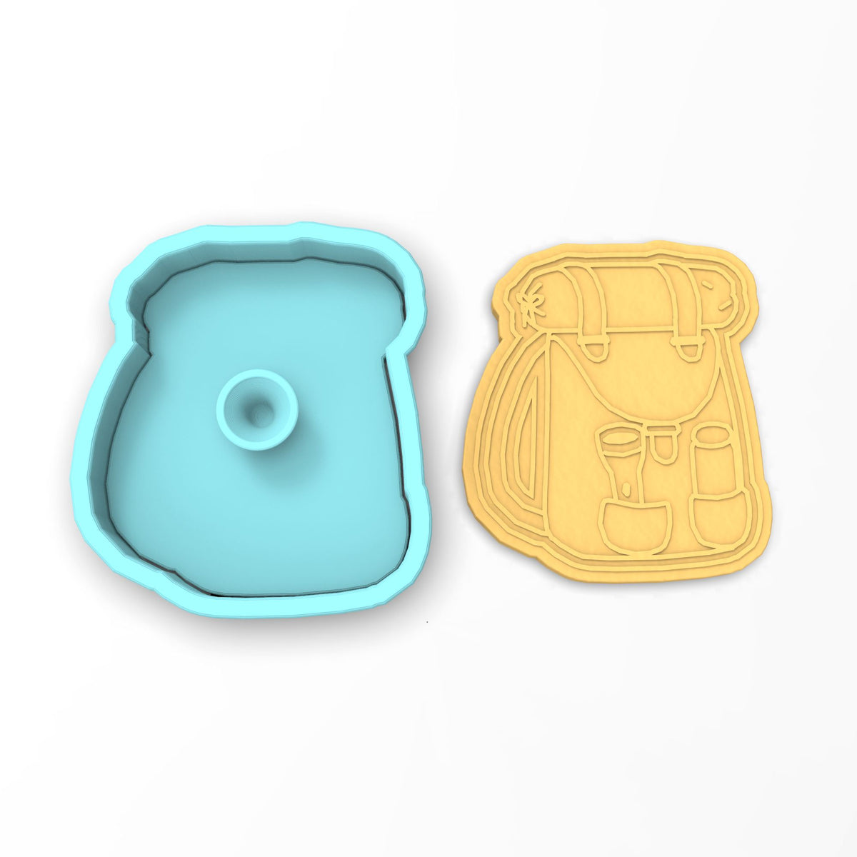 Backpack Cookie Cutter | Stamp | Stencil #1