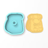 Backpack Cookie Cutter | Stamp | Stencil #1