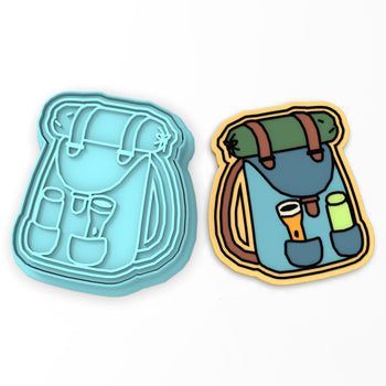 Backpack Cookie Cutter | Stamp | Stencil #1
