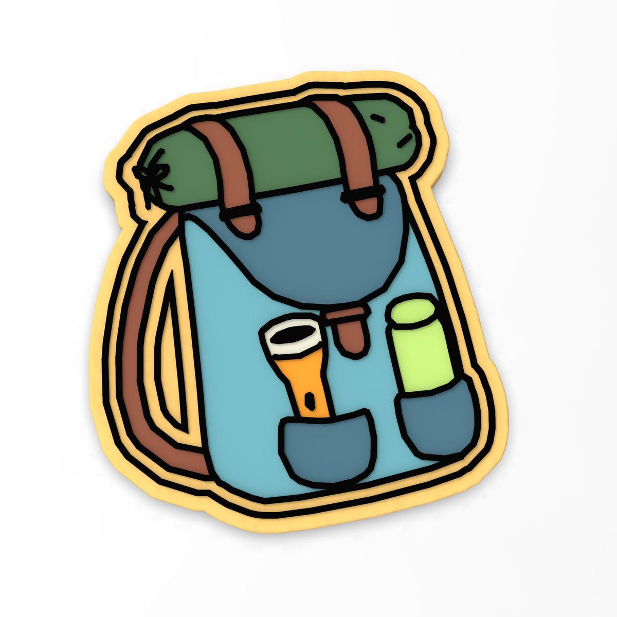 Backpack Cookie Cutter | Stamp | Stencil #1