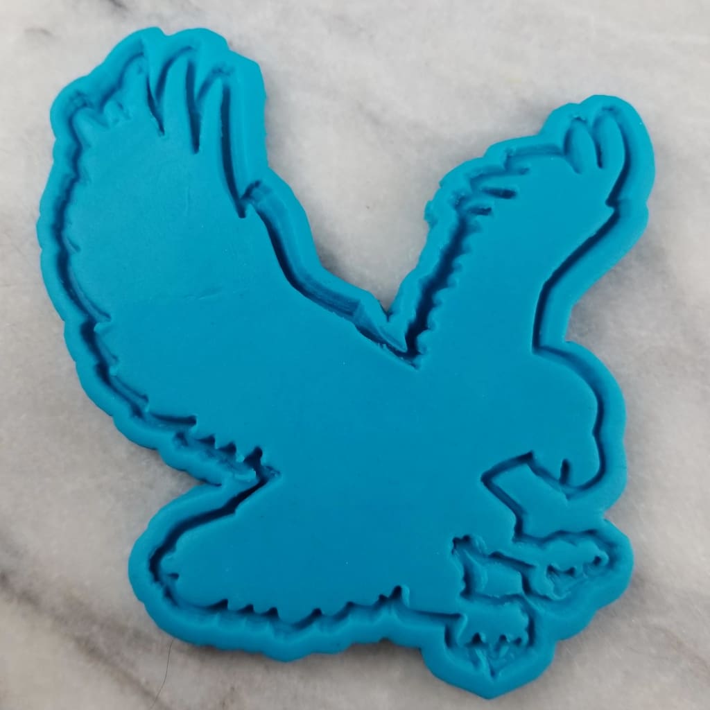 Bald Eagle Cookie Cutter Stamp & Outline #1
