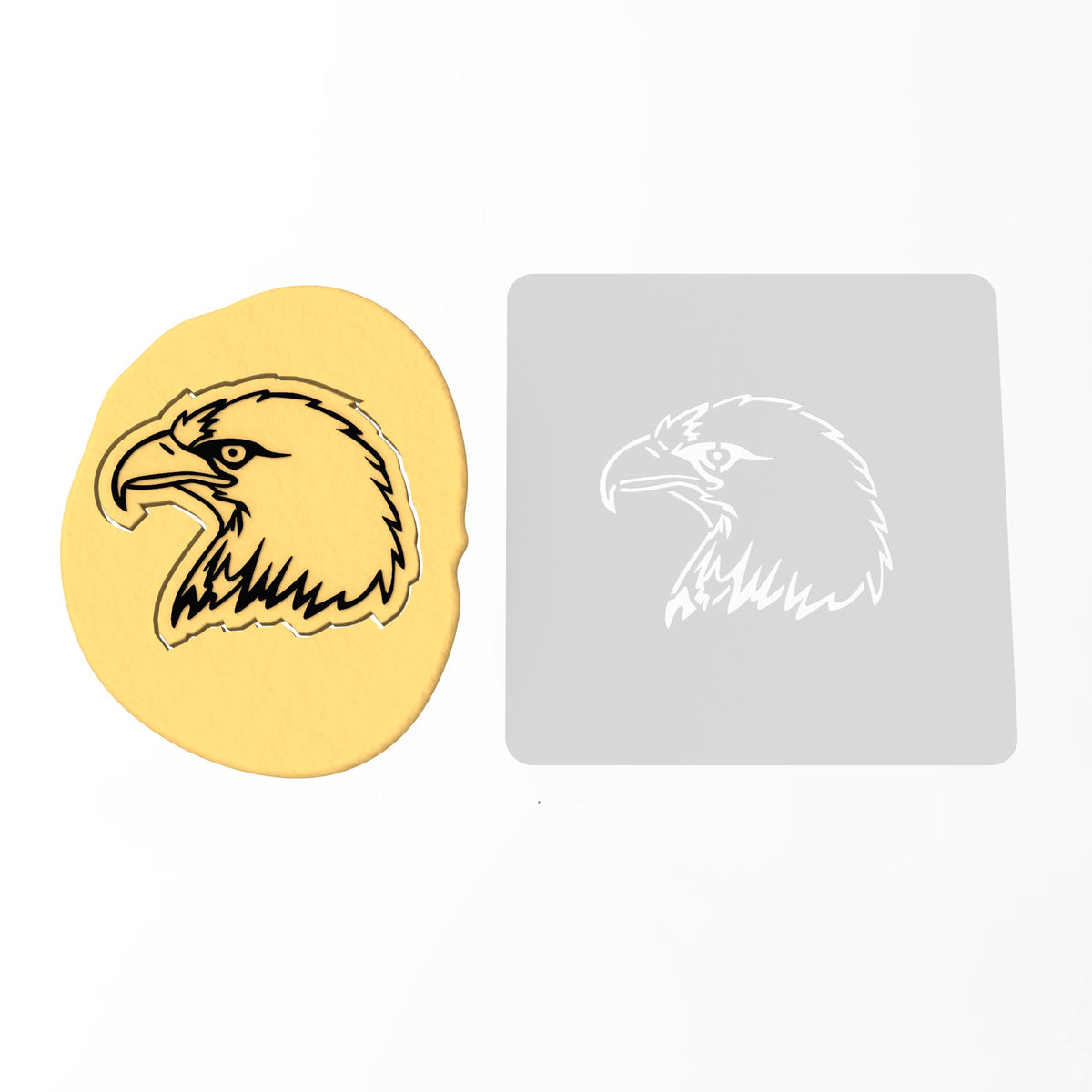 Bald Eagle Cookie Cutter | Stamp | Stencil #1