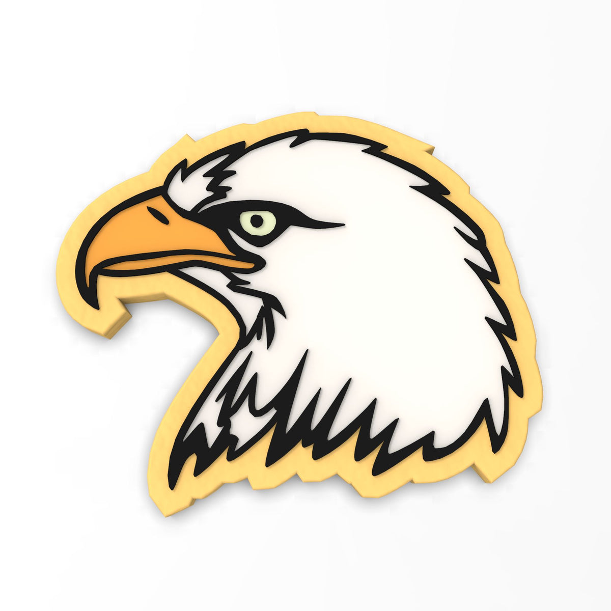Bald Eagle Cookie Cutter | Stamp | Stencil #1
