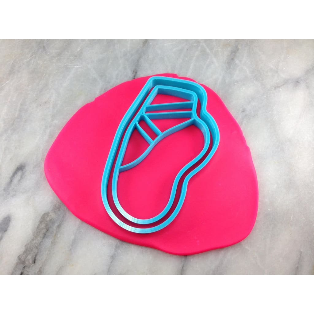 Ballet Slipper Cookie Cutter Outline & Stamp - Girly / Dolls / Princess