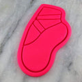 Ballet Slipper Cookie Cutter Outline & Stamp - Girly / Dolls / Princess