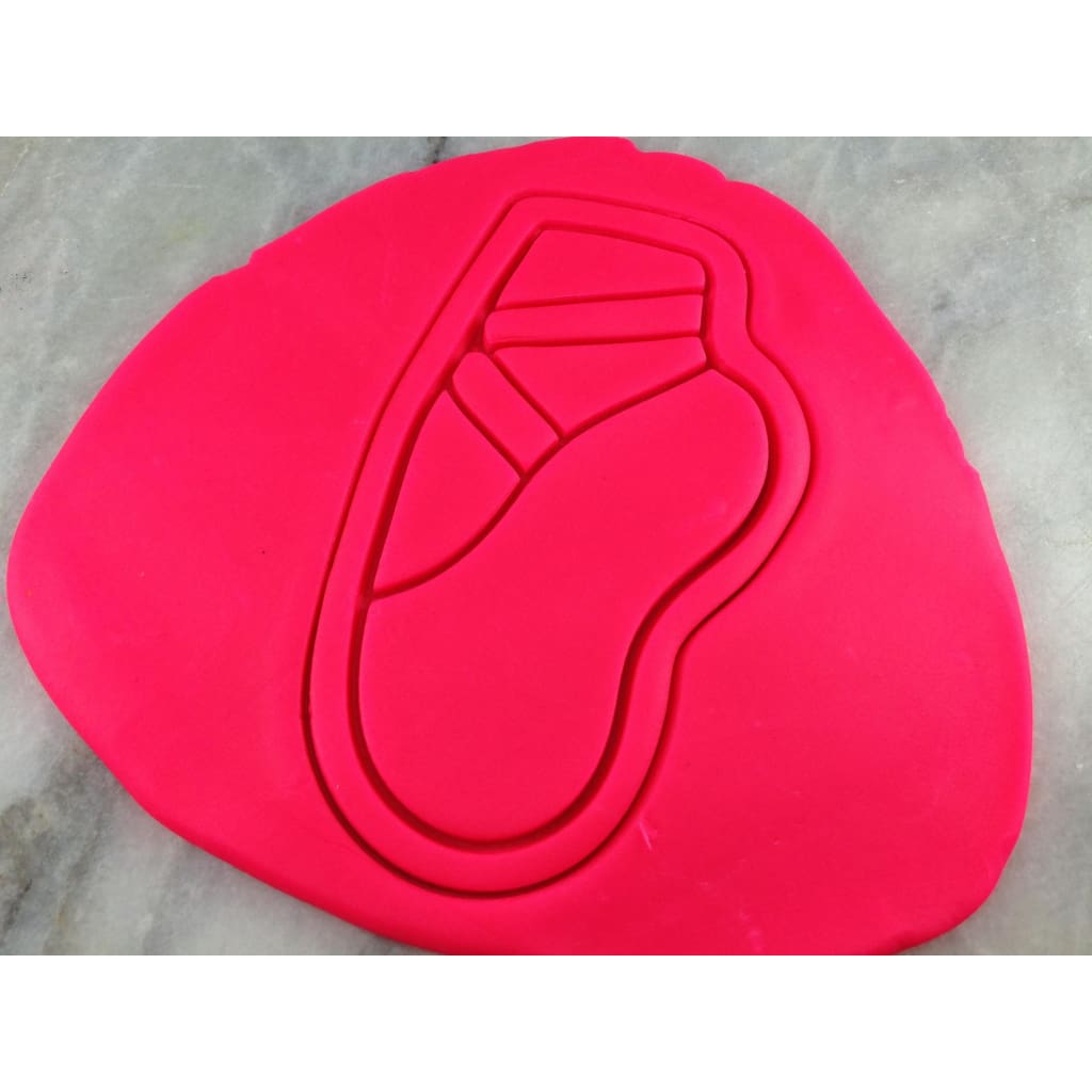 Ballet Slipper Cookie Cutter Outline & Stamp - Girly / Dolls / Princess