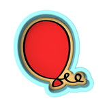 Balloon Cookie Cutter | Stamp | Stencil #1