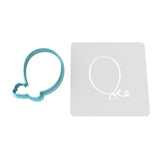 Balloon Cookie Cutter | Stamp | Stencil #1