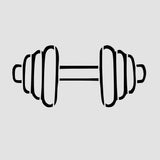 Barbell Cookie Cutter | Stamp | Stencil #1