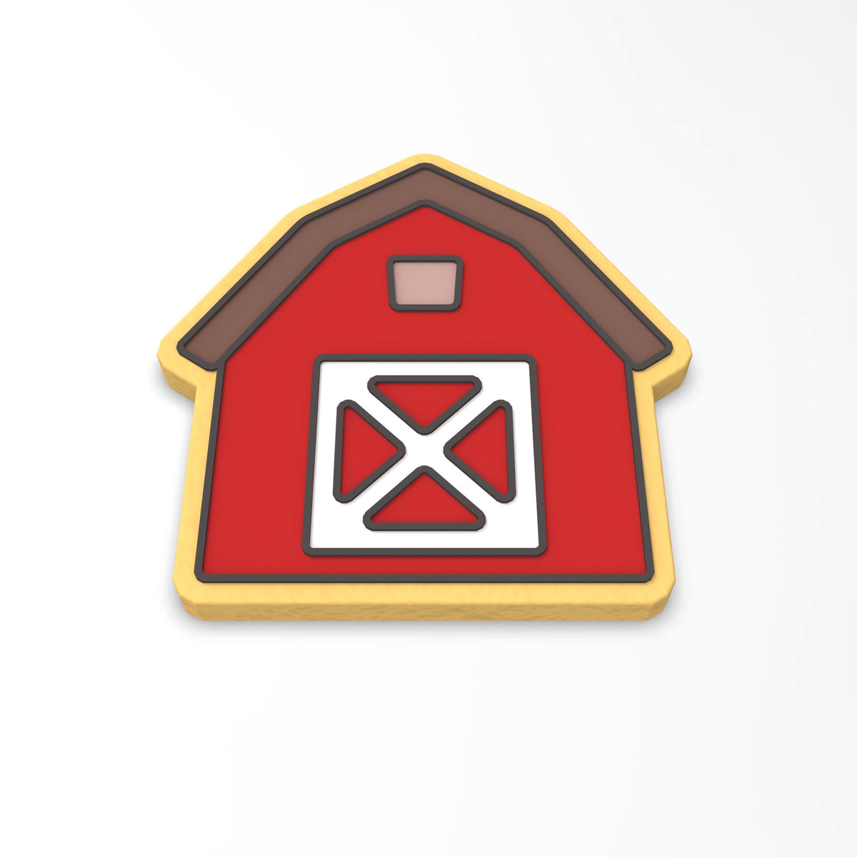 Barn Cookie Cutter | Stamp | Stencil #1