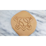 Baseball Base and Bat Cookie Cutter  Outline & Stamp #1