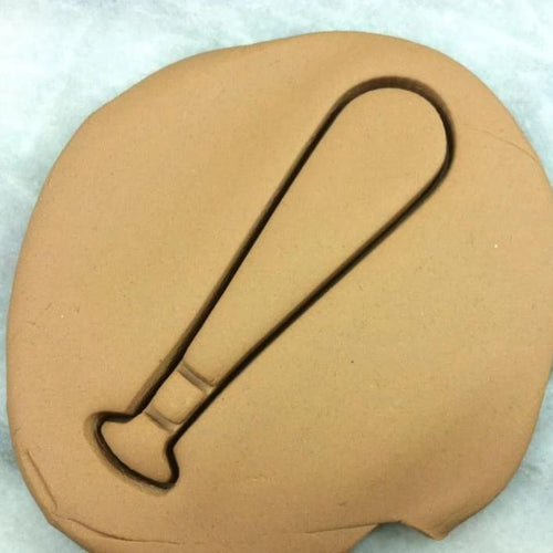 Baseball Bat Cookie Cutter Detailed