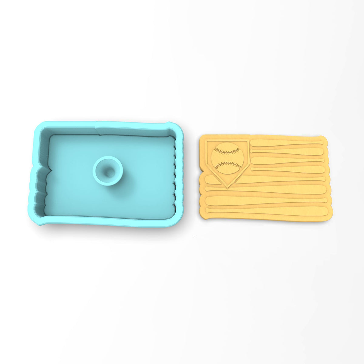 Baseball Flag Cookie Cutter | Stamp | Stencil #1