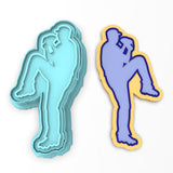 Baseball Pitcher Cookie Cutter | Stamp | Stencil #3
