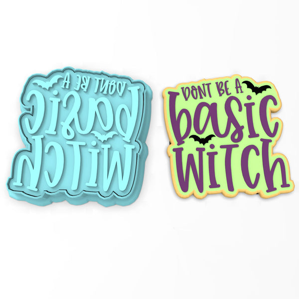 Basic Witch Cookie Cutter | Stamp | Stencil #1